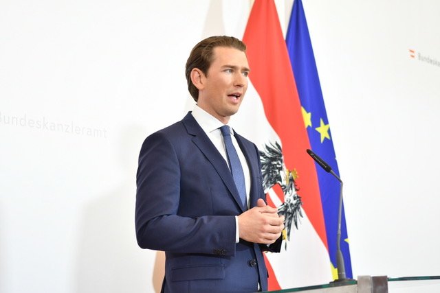 Kurz verkündet Neuwahlen zum schnellstmöglichen Zeitpunkt. | Foto: Markus Spitzauer