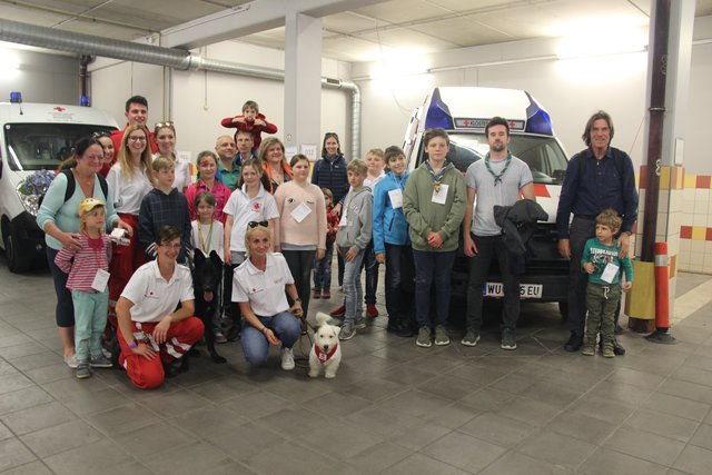 Einige Besucher der Hundeleistungsshow | Foto: ÖRK Klosterneuburg