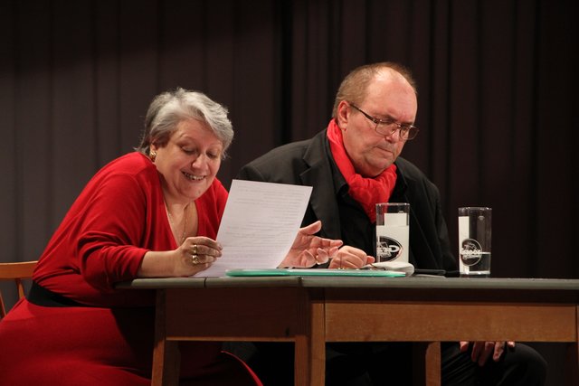 Doppel-Conference: Ani Ramtful und Henry Laros in Elixhausen.