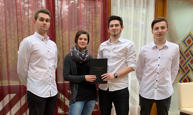 Dominik Tomsits, Julia Schweighofer, Stefan Kolar und Kevin Unger (v.l.)