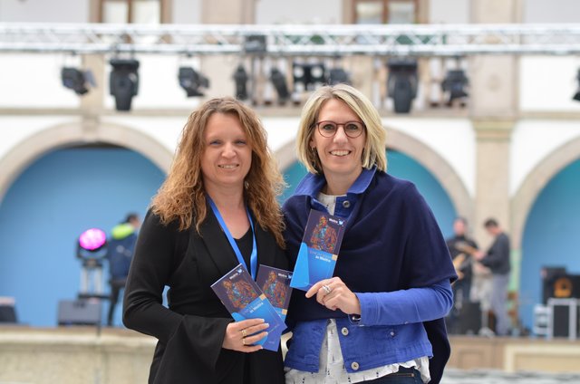 Kultur-Managerin Conny Stütz und Vizebürgermeisterin Petra Zimmermann-Moser.
