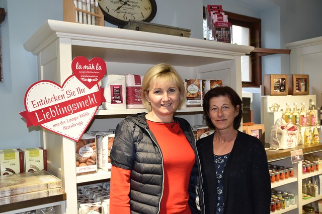 Nicole Langer und Maria Heigel im la müh la
