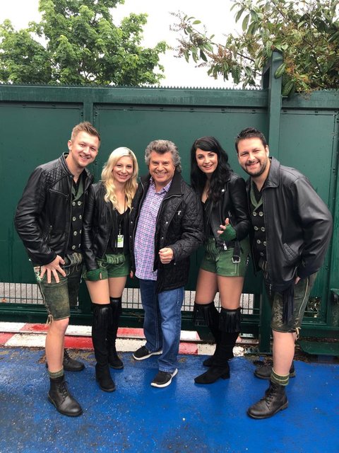 Die "Granaten" und Andy Borg hatten im Europark einiges gemeinsam.
