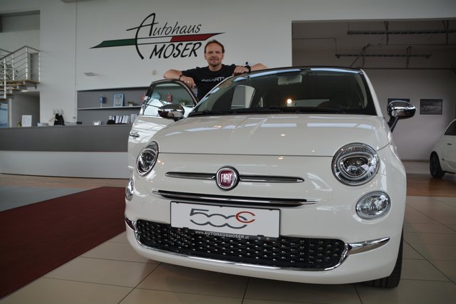 Albert Moser stellt der Feuerwehr einen Fiat 500 zur Verfügung. Spielen Sie mit!
