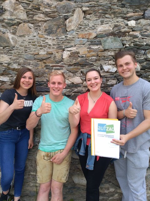 Laura Fischer (Landjugend Klein St. Veit), Florian Rasch (Landjugend Himmelberg), Martina Laßnig (Landjugend Ebene Reichenau) und Felix Göthaber (Landjugend Glanegg; v.li.)
  | Foto: Kogler Fabian