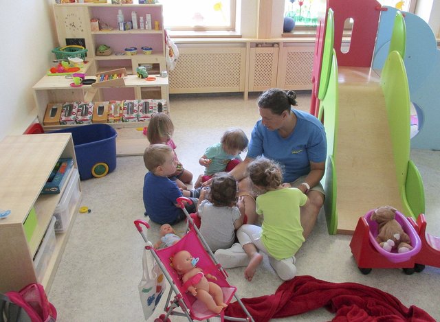 Liebevolle Betreuung für Kleinstkinder im Bezirk. Der Bedarf an Betreuungsplätzen wird immer wichtiger.
