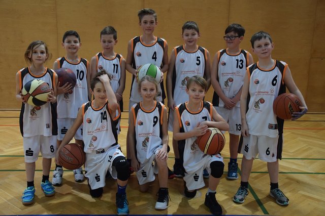 Die U12-Mannschaft der Feldkirchner Tigers