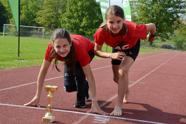 Nachwuchs-Hoffnungen des LAC Klagenfurt: Elisabeth Golger und Nina Schneider