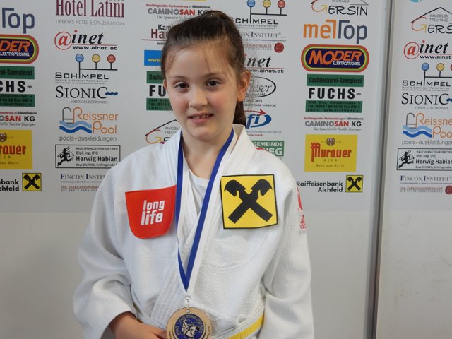 Anja Lukavackic  bekam eine Silbermedaille beim Judoturnier in Zeltweg | Foto: KK