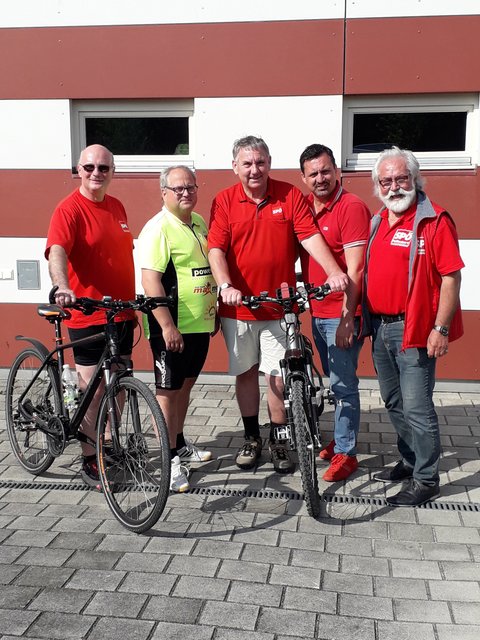 SPÖ Obmann aus Matzendorf-Hölles; Bgm. Thomas Pollag Eggendorf; SPÖ Bezirksvorsitzender LAbg. Reinhard Hundsmüller, Bgm. Stefan Wölkl Sollenau; Bgm. Walter Kahrer Felixdorf.