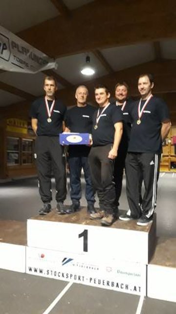 v.l. Walter Entholzer, Eduard Haderer, Martin Ringer, Martin Platzek. Christian Platzek