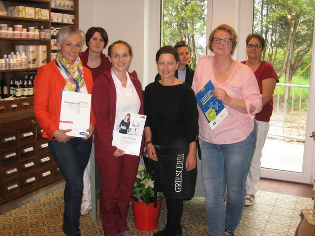 Das AMS-Team zu Gast in "Die Grieslerei" im Ärztezentrum in Mureck.