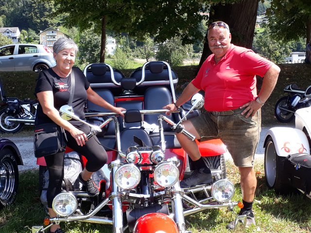 Ingrid und Peter Koller aus Seeboden organisieren das erste Triker-Treffen in Kärnten | Foto: Koller