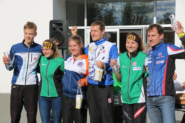Gernot Ymsén (r.) holte zweimal Platz 3 am Wochenende.