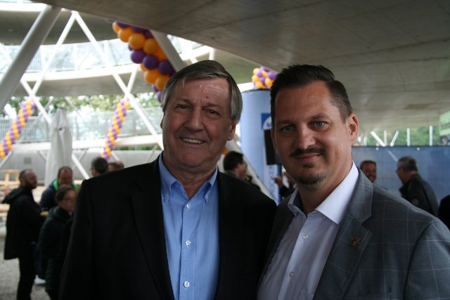 Die beiden Bezirksvorsteher Erich Hohenberger (Landstraße, l.) und Marcus Franz (Favoriten, beide SPÖ). | Foto: Pufler