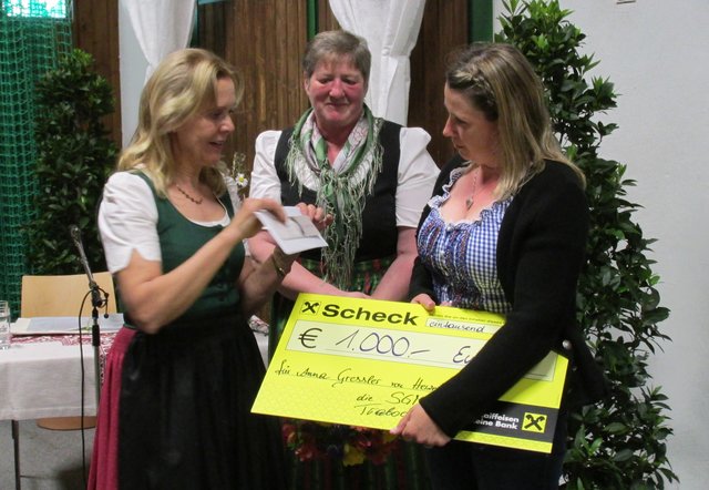 Scheckübergabe