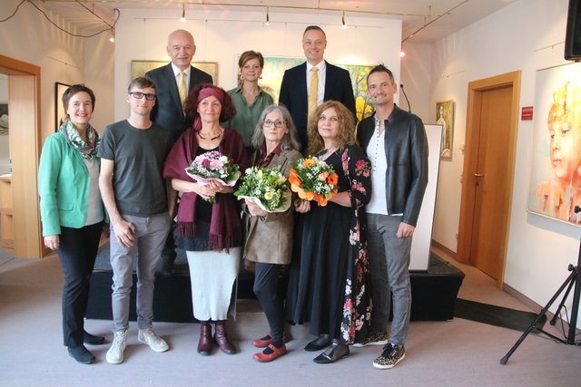 Gruppenbild von der Vernissage.