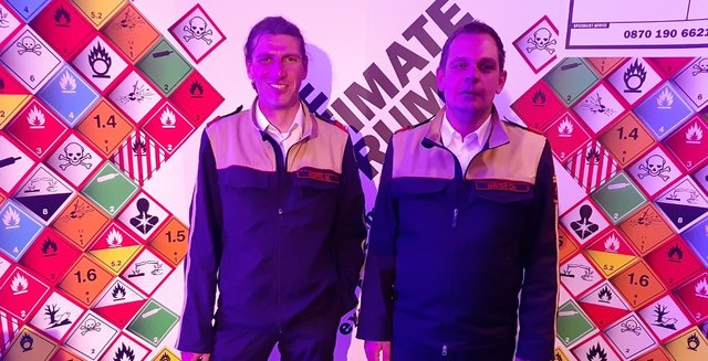 Die Vertreter der Stadtfeuerwehr Landeck mit Kommandant Christian Mayer (re.) und Markus Höpfl nahmen an der internationalen Konferenz teil.