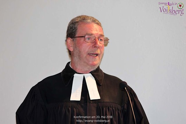 Robert Eberhardt wurde als evangelischer Pfarrer von Voitsberg wiedergewählt.