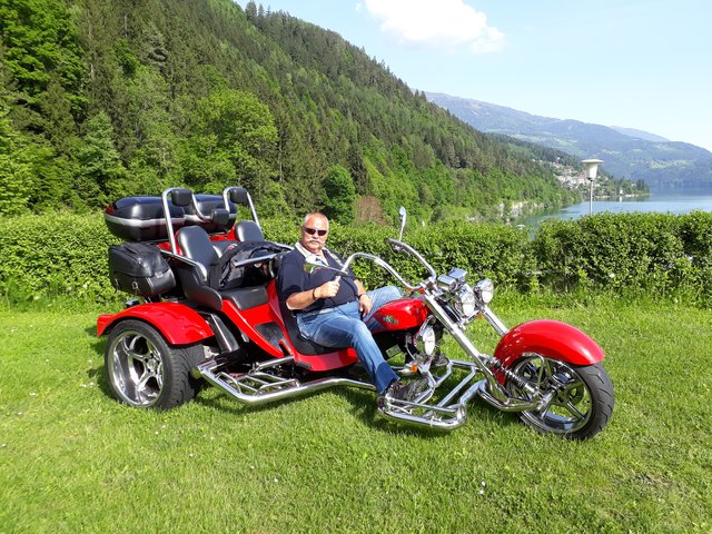 Koller ist seit einem Jahr mit seinem Trike auf den Straßen unterwegs