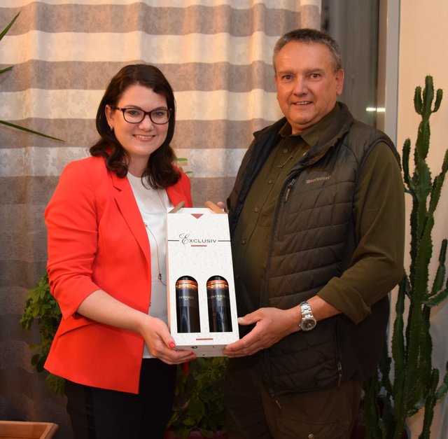 Melanie Erasim und Leopold Gail