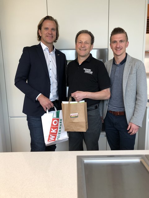 Stippvisite im Küchenstudio: Larissegger, Griessner, Fürstaller