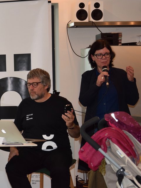 Barbara Holub bei der PK in Perg | Foto: Festival der Regionen