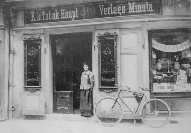 Damals: K.k. Tabak Haupt Verlags Minuta