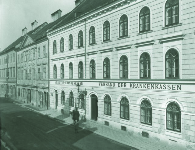 Sitz des Verbandes der Krankenkassen OÖ von 1917 bis 1932.