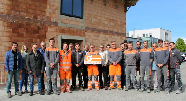 CEO BM Dipl.-Ing. Stefan Graf dankte dem Baustellen-Team und Projektbeteiligten im Rahmen der Gleichenfeier.