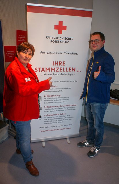 Erika Stockinger und Benjamin Engel