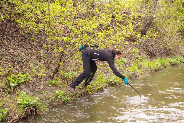 Mit größtem Einsatz wurde Müll in Längenfeld gesammelt.