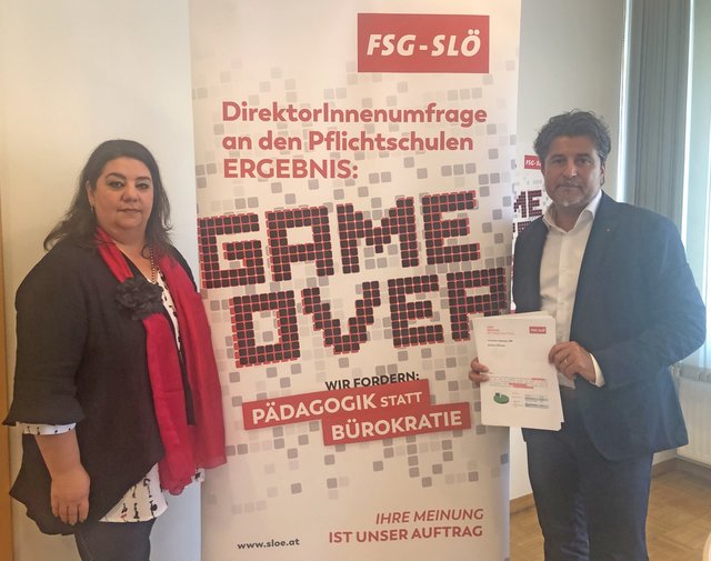 Fordern Pädagogik statt Bürokratie: Ines Domenig und Stefan Sandrieser