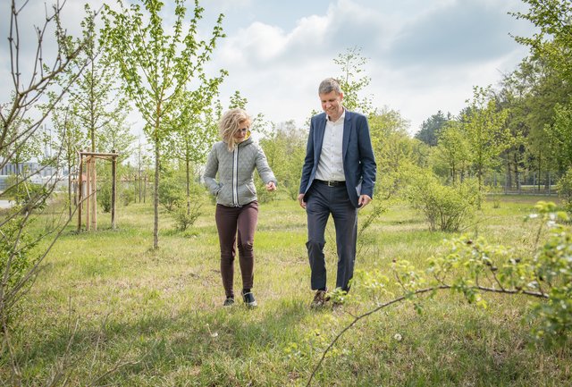 Audi setzt sich für Tiere und Pflanzen ein und hat 17 Hektar naturnahen Lebensraum geschaffen.