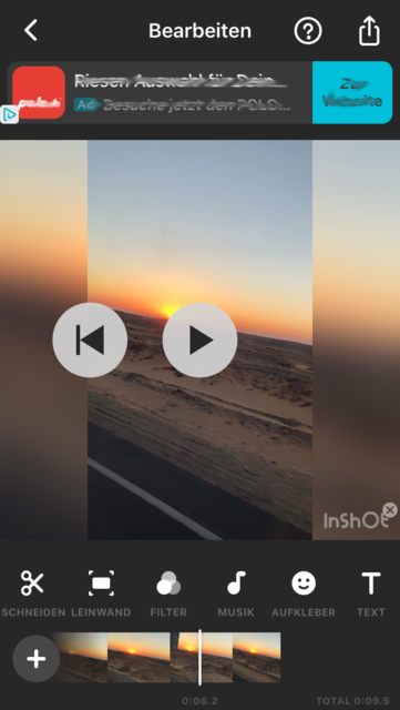 App-Tipp der Woche: InShot- Video-Editor &amp; Foto  | Foto: Screenshot