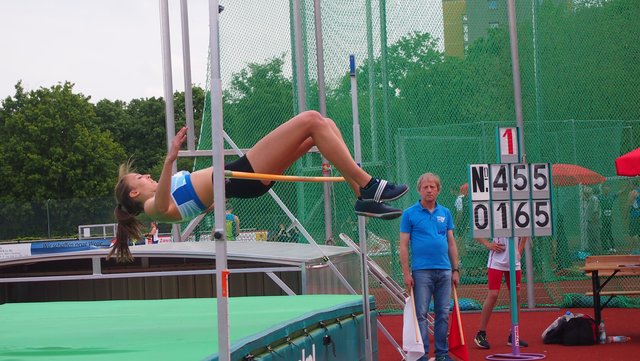 Lea Germey hat das EM-Limit im Hochsprung von 1,79m haarscharf verpasst.