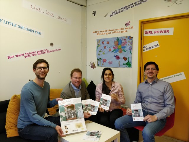 Kurt Schirmer jun., Bürgermeister Christoph Artner, Ayse Arslan-Sezen und Vizebürgermeister Richard Waringer.