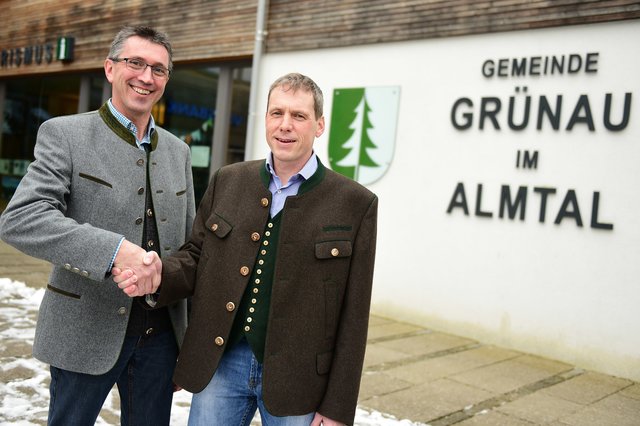 Hannes Stockhammer und Klaus Kramesberger, der neue Vizebürgermeister geht als Spitzenkandidat in die nächste Wahl.