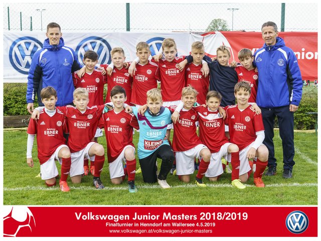 Die U 13 A der Juniors Hartberg holten sich beim österreichischen Volkswagen Junior Masters den sensationellen vierten Platz.