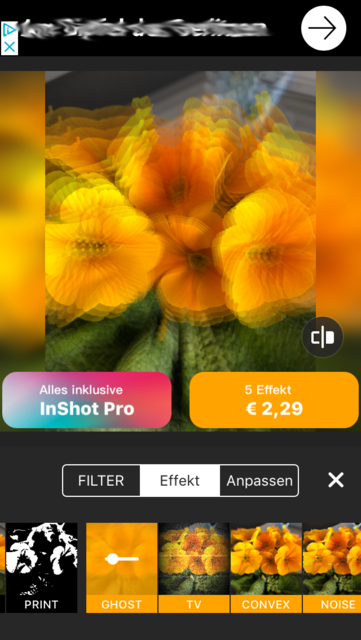 App-Tipp der Woche: InShot- Video-Editor &amp; Foto  | Foto: Screenshot