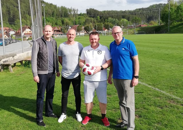 Simon Grundner und Hans Bernsteiner (SBK) mit Marco Ofner und Gerald Strafner
