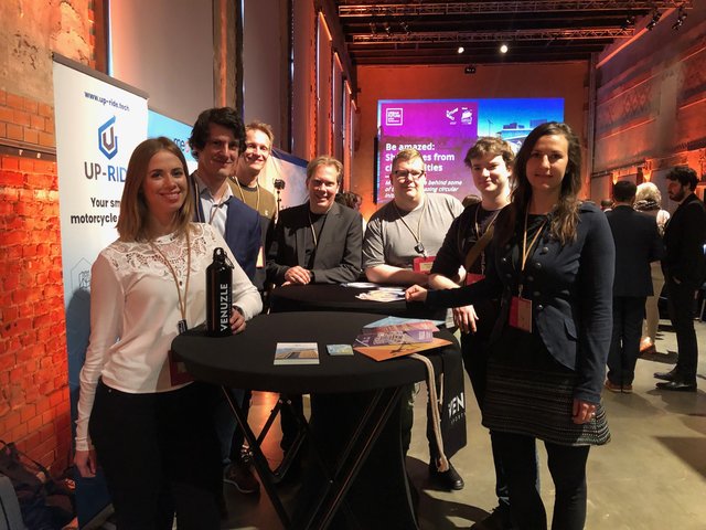 Die Grazer Start-ups eroberten Oslo: Lisa Gassler, Alessio Sevarin, Peter Käfer, Andreas Pegrin, Fabian Gigler und Michaela Maresch.