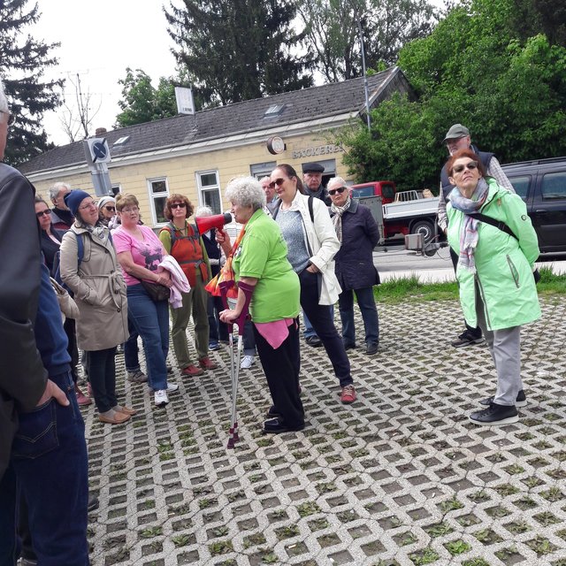 Edith Bluschke führte durch Mauerbach.