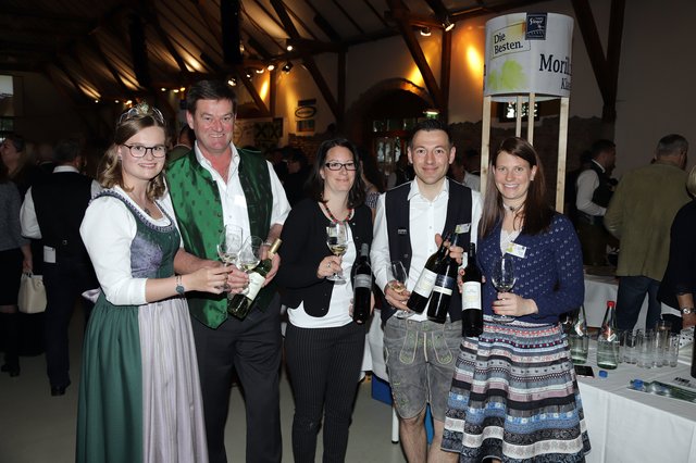 Die Weinbaubetriebe Peinsipp, Deutsch und Posch kamen mit fünf Sorten ins Finale der besten Sechs.