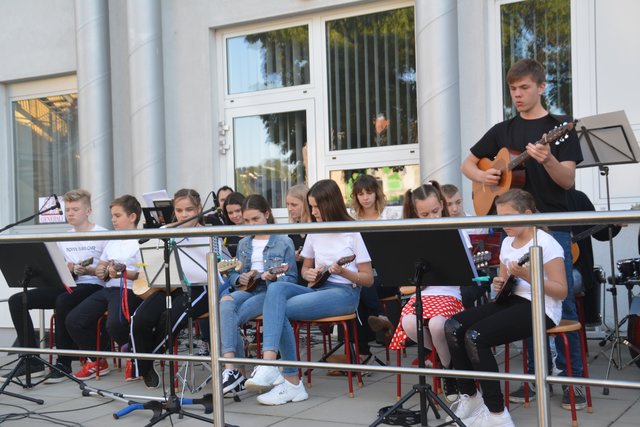 Die Schüler vom ZBG Oberwart sorgten für musikalische Unterhaltung.