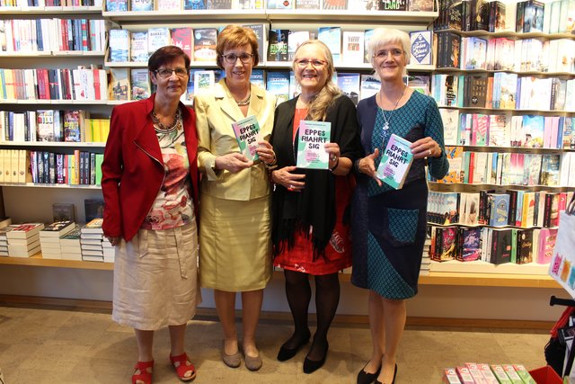 v.l. Annemarie Regensburger Imst, Lea Jehle Zams, Christiana Pucher Ötztal Bahnhof, Birgit Rietzler Au Bregenzerwald