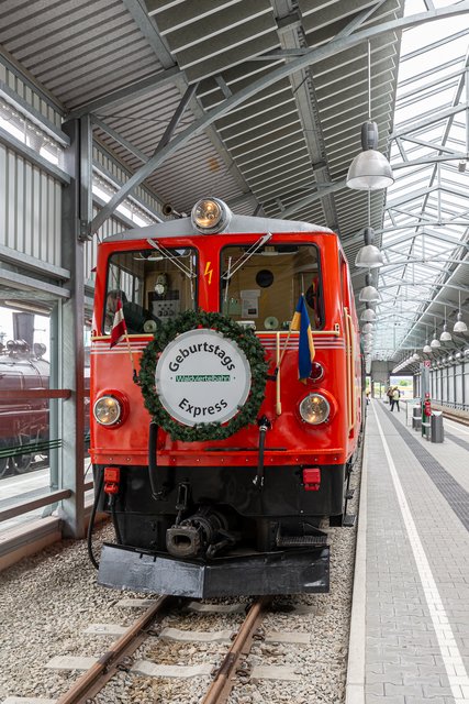 Das "Geburtstagskind", die Diesellok 2095