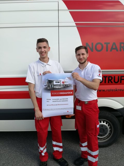 Das Rote Kreuz lädt für Samstag, den 1. Juni, auf den Hauptplatz ein.