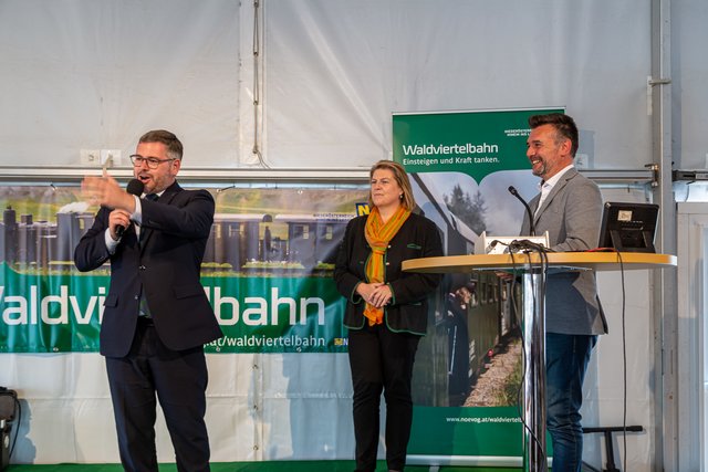 Ludwig Schleritzko, Barbara Komarek und Thomas Breit