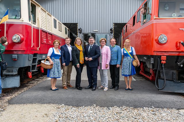 Karin Höbarth, Andreas Schwarzinger, Barbara Komarek, Ludwig Schleritzko, Helga Rosenmayer, Raimund Fuchs und Gudrun Schnabl